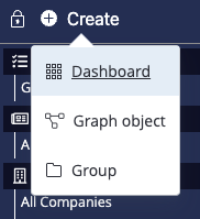 Create a new dashboard