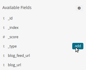 Add Field From Sidebar