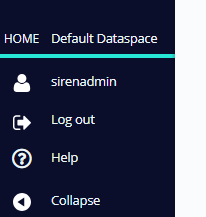 Dataspace selection button